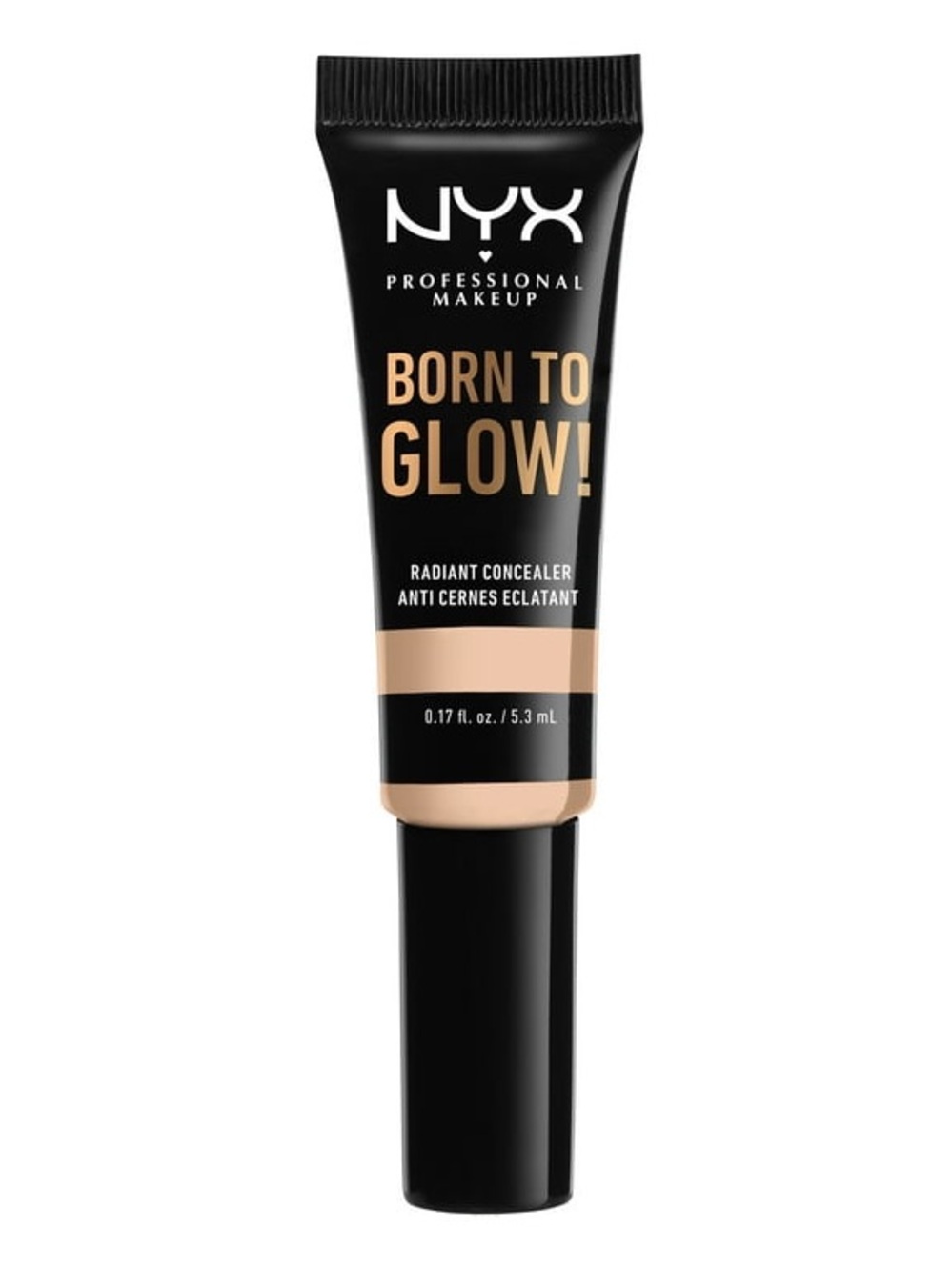 NYX Professional Makeup Born To Glow Radiant Concealer, Light Ivory